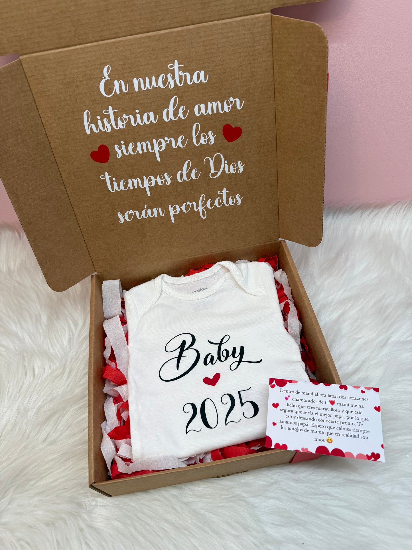 Caja y body de bebé personalizado baby 2025 2026