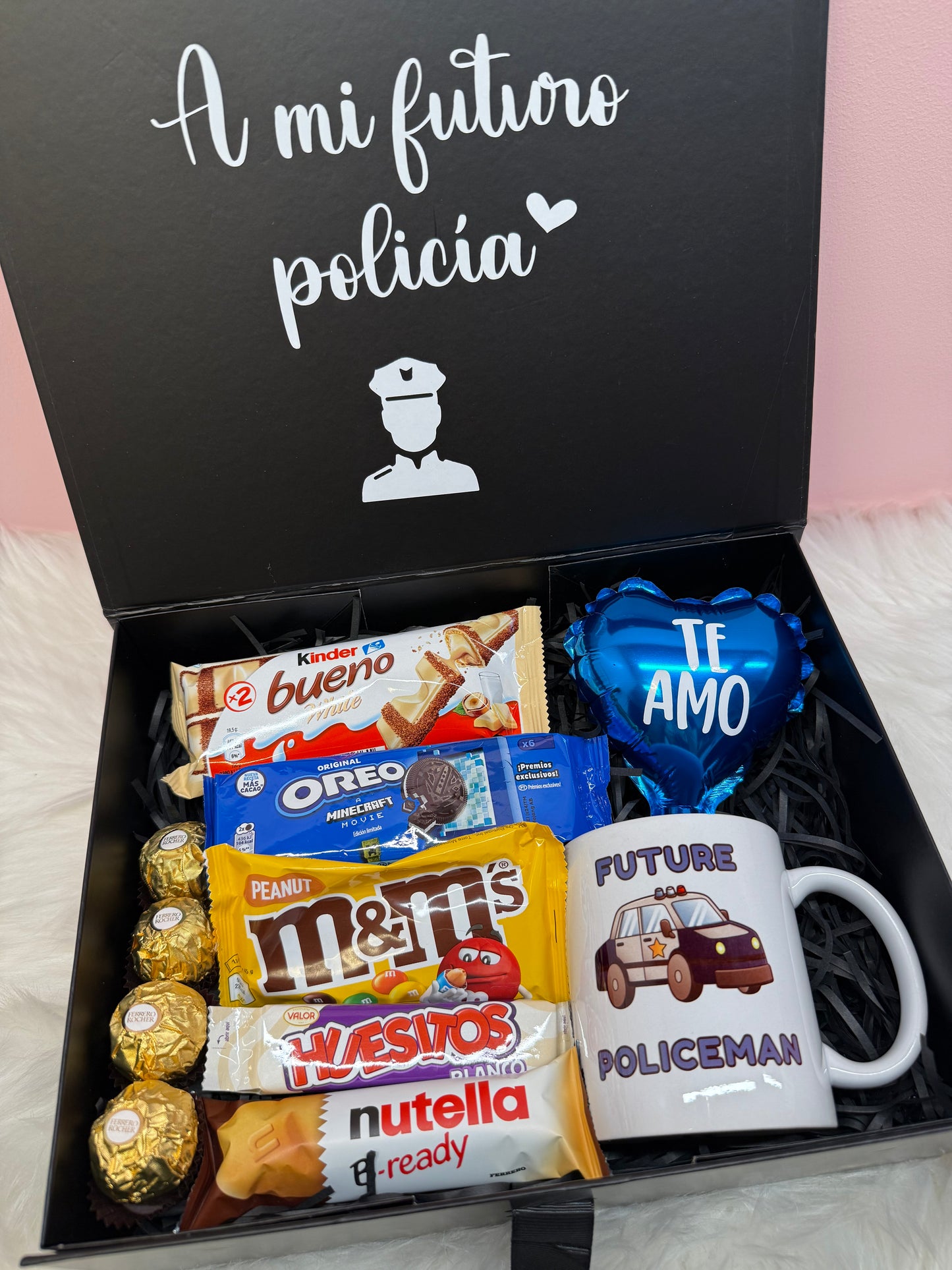 Caja personalizada para futuro policia