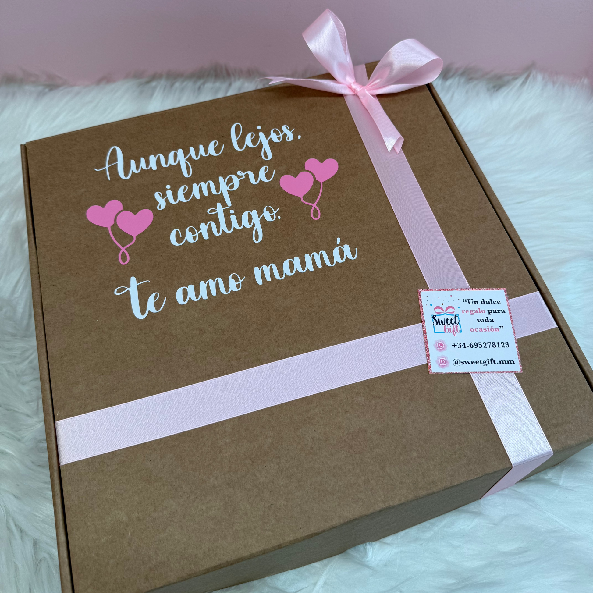Caja personalizada te amo mamá 