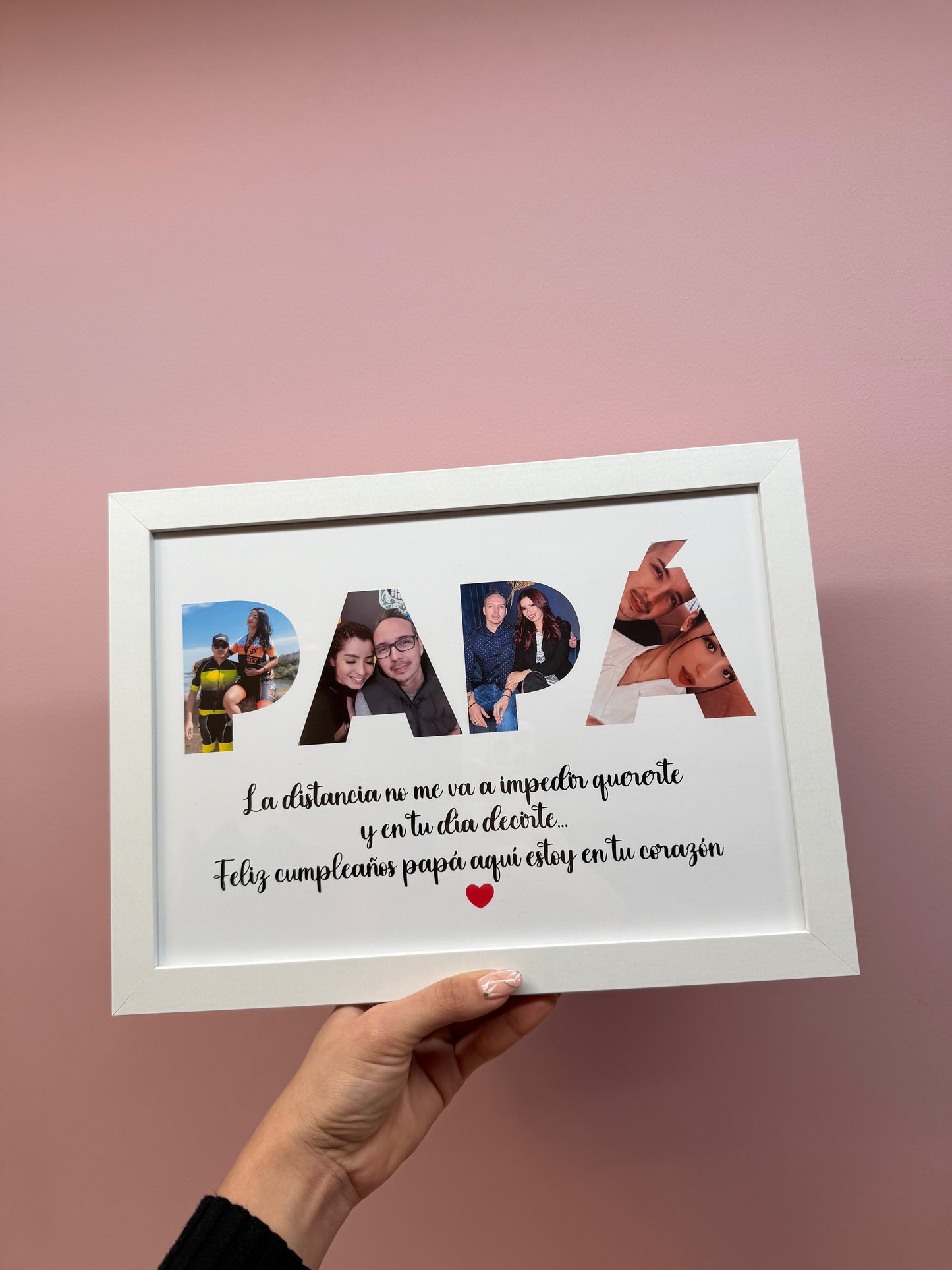 Cuadro personalizado con foto papá 