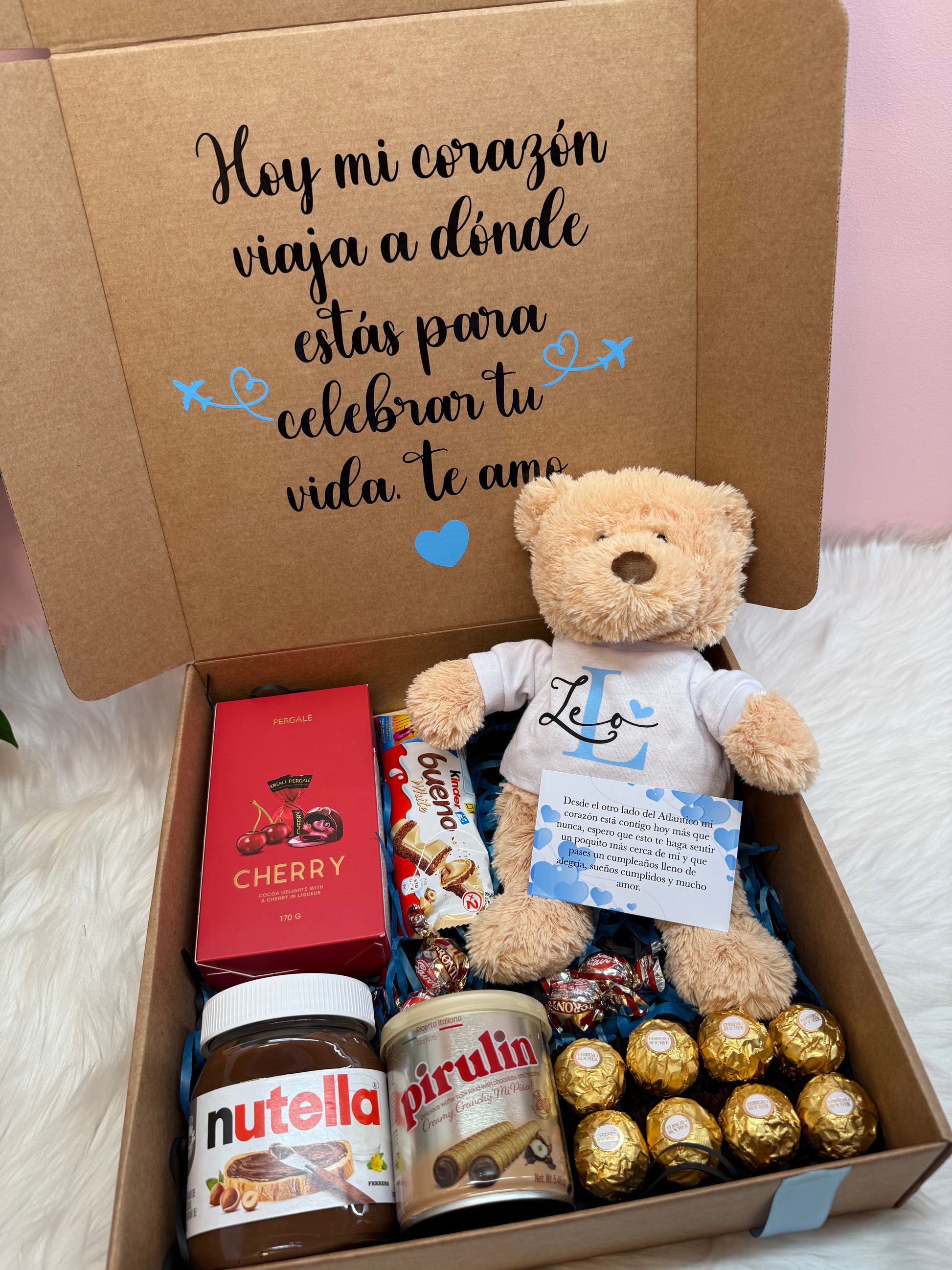 Peluche de osito personalizado para niño o para novio